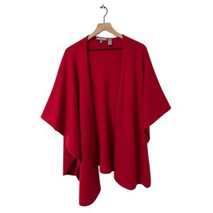 Neiman Marcus 100% Cashmere Red Shawl One Size